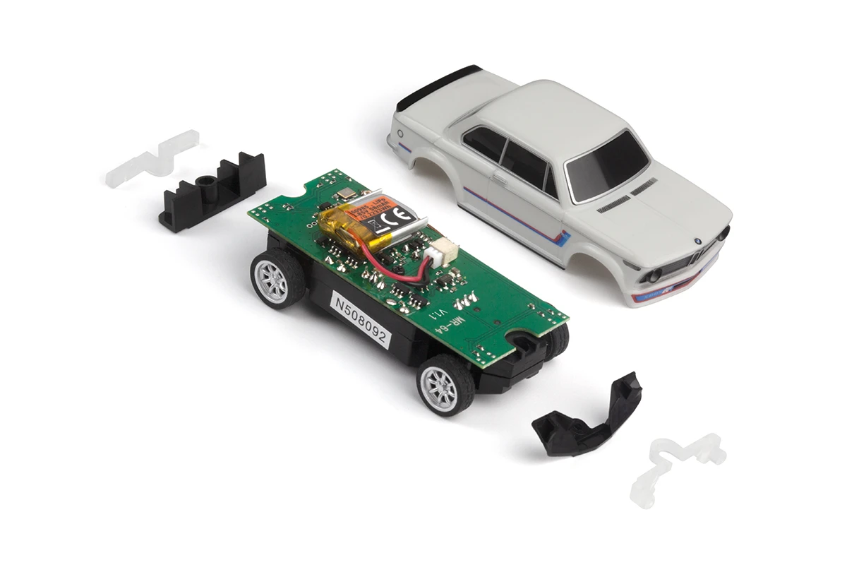 HPI Racing Nano-TTR BMW 2002 Turbo - White - Car Only – RC Drift Car – view 4